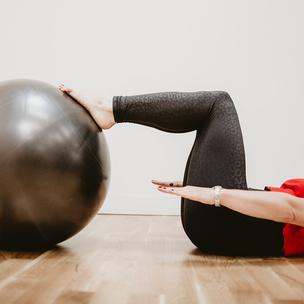 Pilates swiss ball